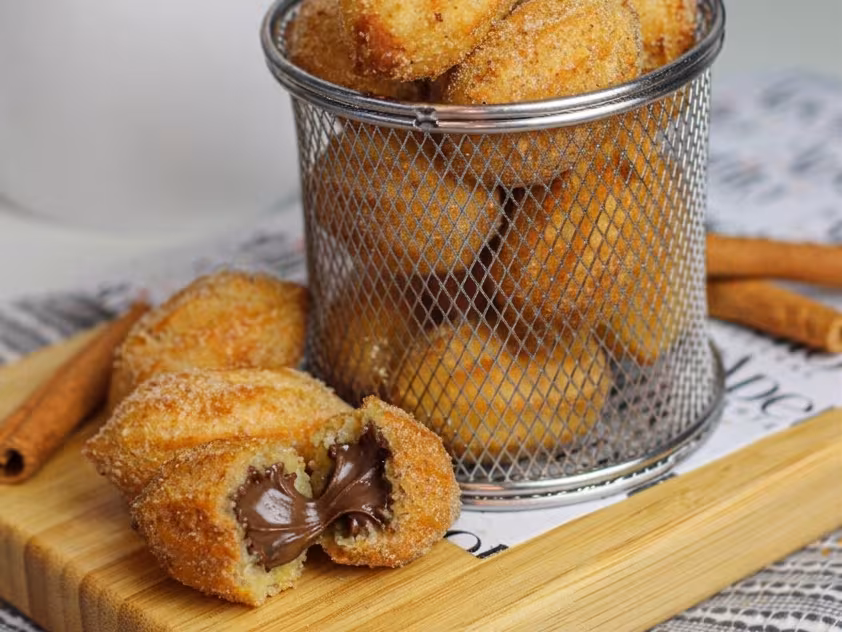 Mini Churros de Nutella